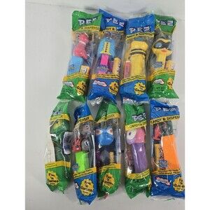 PEZ Dispensers Bug's Life Ladybug Centipede Flutter Fly Lot of 9 SEALED